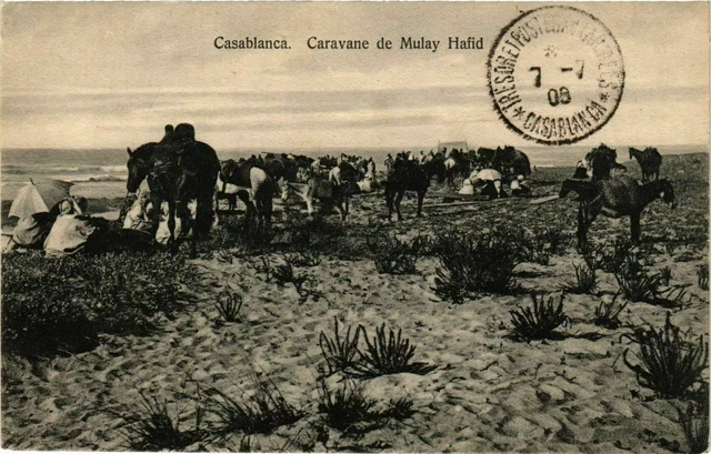 CPA AK CASABLANCA Caravan by Mulay Hafid MOROC (824614)