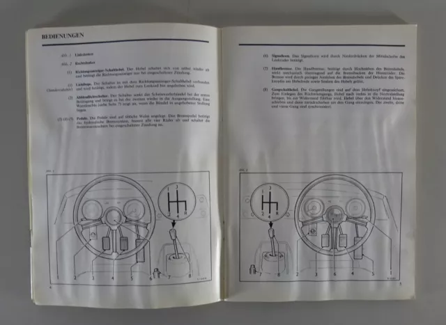 Operating Instructions / Manual Austin Healey Sprite MK IV Stand 05/1968 3