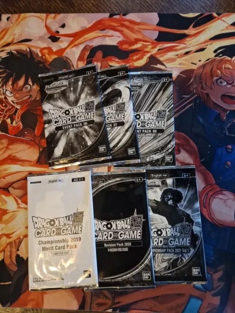 Dragon Ball Super Card Game- Mega Pack De 6 Booster Differents