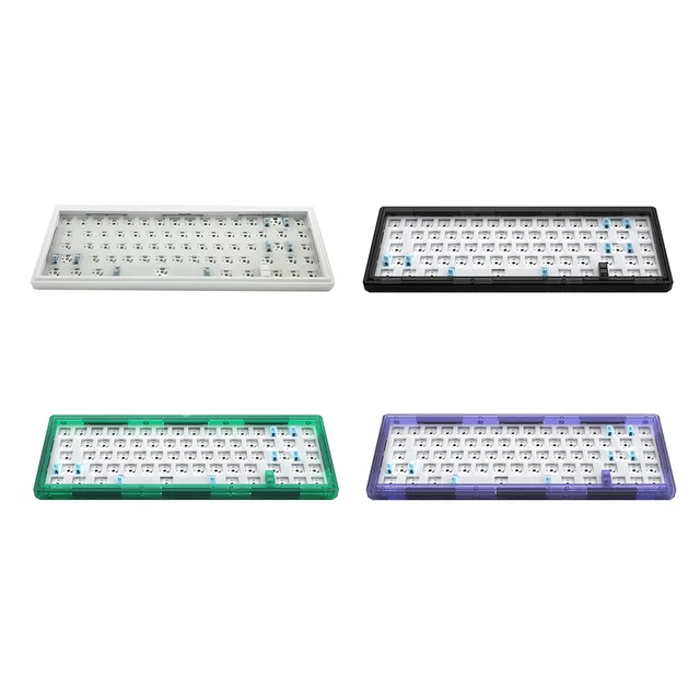DIY CUSTOM MECHANICAL Keyboard Kit RGB Backlit Gasket 67 Keys for ...
