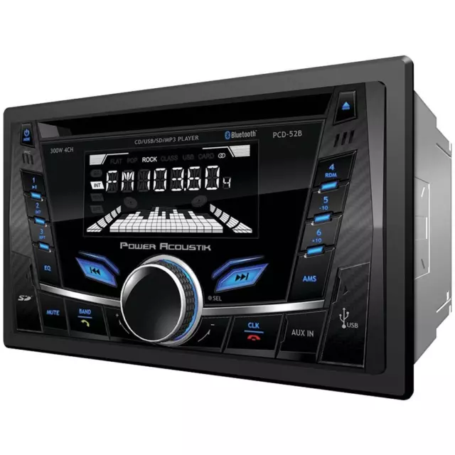 NEW Bluetooth Car Audio CD Head Unit.Receiver.DoubleDin.AMFM.Marine.USB.Tuner.