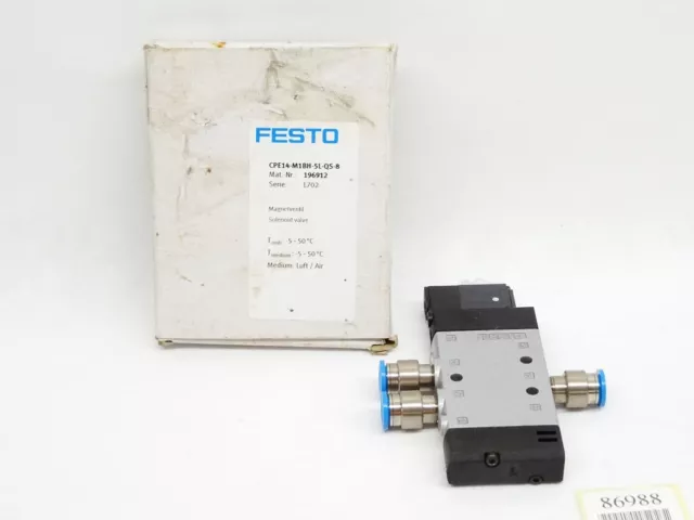 Festo Vanne Magnétique CPE14-M1BH-5L-QS-8/196912/ Neuf Emballage D'Origine