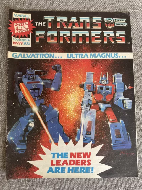 The Transformers Marvel UK Comic Issue 79 Sept 1986