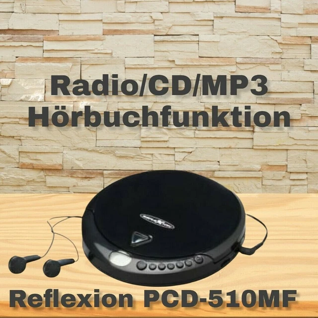 Tragbarer CD / MP3 Player/ UKW-Radio/ Hörbuchfunktion OVP