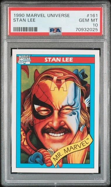1990 Impel Marvel Universe Mr. Marvel Stan Lee Card #161 PSA 10 🔥Gem Mint🔥