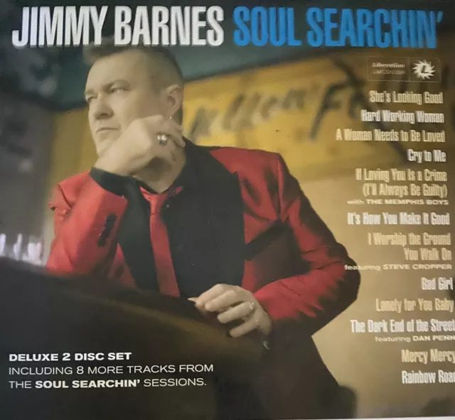 Jimmy Barnes Signed Soul Searchin Cd