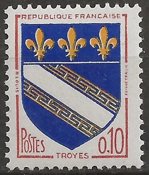 N° 1353**  Armoiries De Troyes