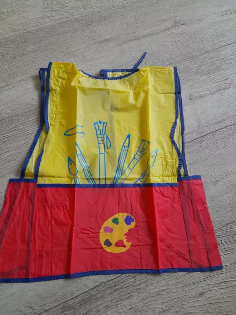 Childrens PVC Arts Craft Tabard Kids Painting Childs Cooking Apron