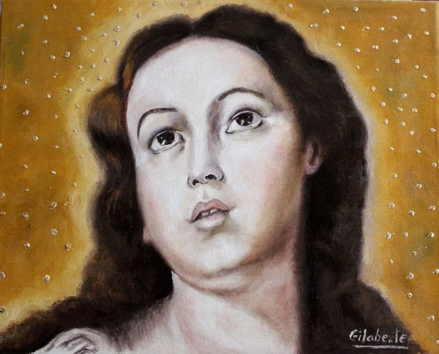 Virgen  obra de Gilaberte
