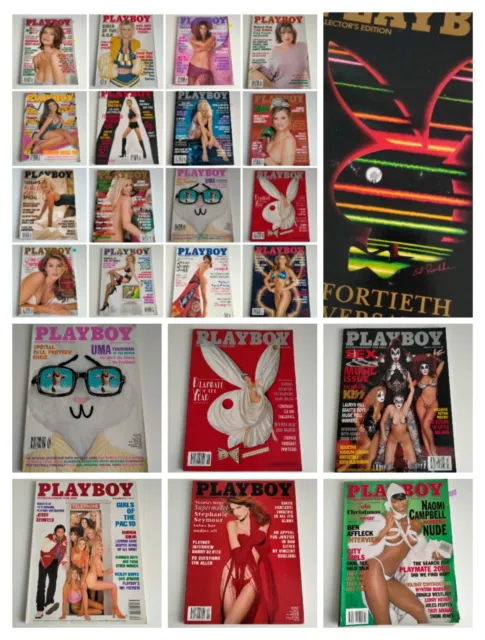 Playboy Magazine Collectible Vintage Adult Entertainment Monthly Issue 1990's +