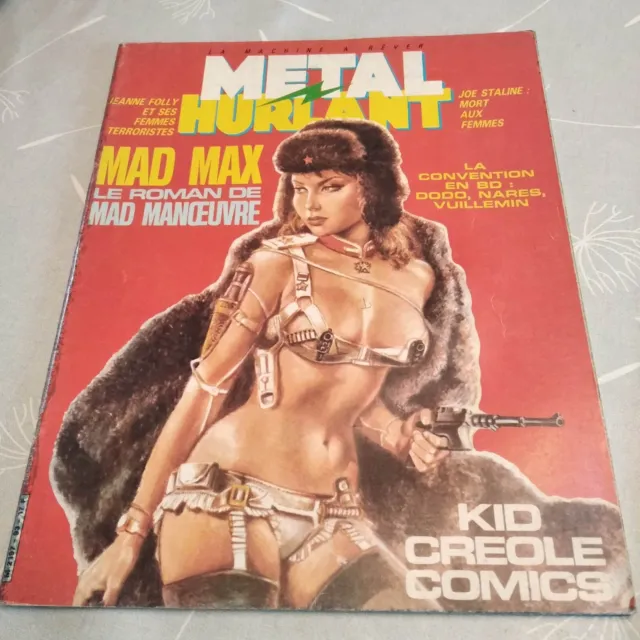 magazine BD METAL HURLANT # 93 - EO 1983 BE : MAD MAX
