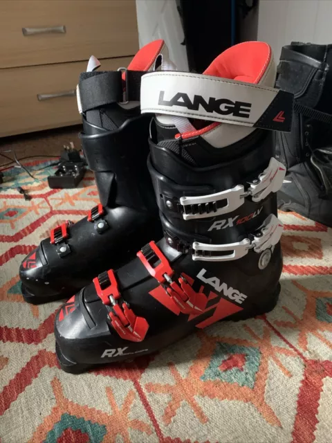 Lange RX100 LV Ski Boots Size 29 - 29.5 | 336 - 295mm | Fits UK 11/12 & Bag