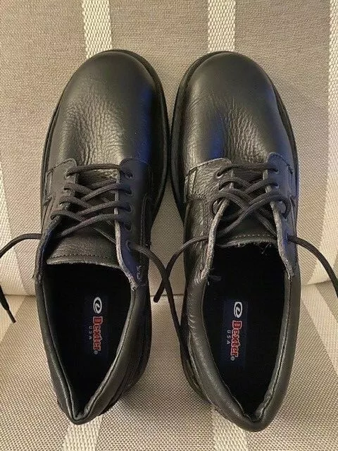 Dexter Men's Black Leather Casual Shoes - Durham Model - 11 WW - NEW IN BOX