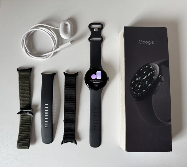 GOOGLE PIXEL WATCH 4 45mm WiFi Bluetooth - Great Condition - Fast Post ...