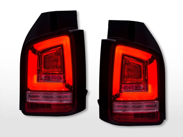 Set fanale posteriore a LED VW T5 anno 10-15 restyling rosso/trasparente