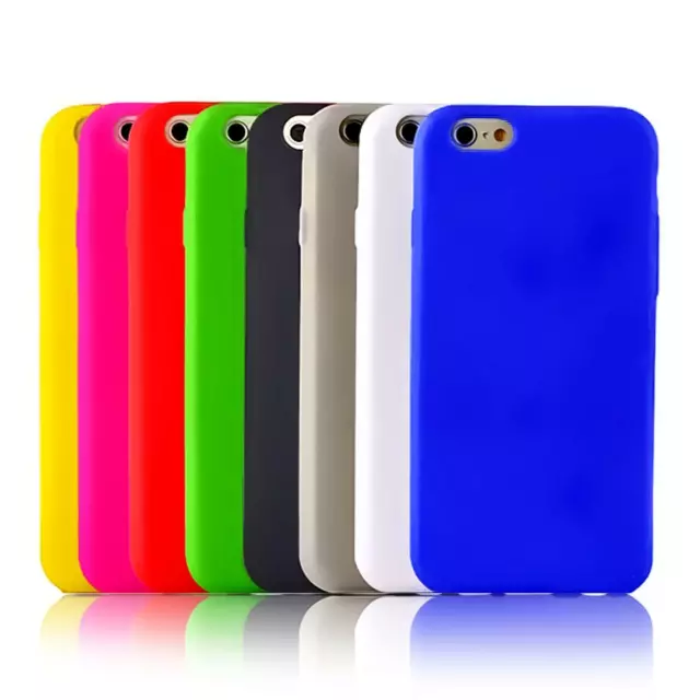 Handy Hülle Silikon für iPhone SE 5 5S 5C 4 4S 3 S 3G Schutz Case Cover Bumper