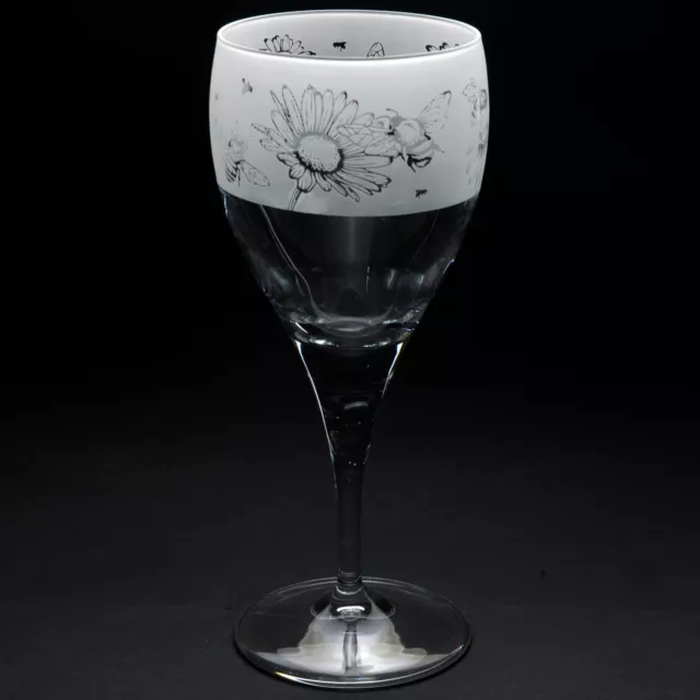 Bee | Crystal Wine Glass | Engraved | Gift | Present