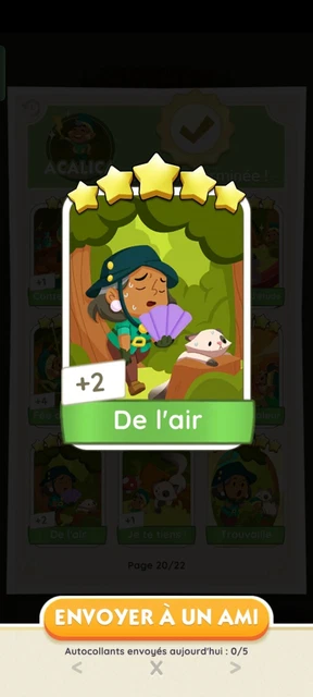 Carte 4 étoiles Imperméable Pour Monopoly Go - Jeu De Cartes à Collectionner, Neuve