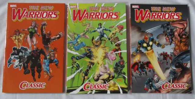 The New Warriors Classic TPB Vol. 1-3 Lot of 3