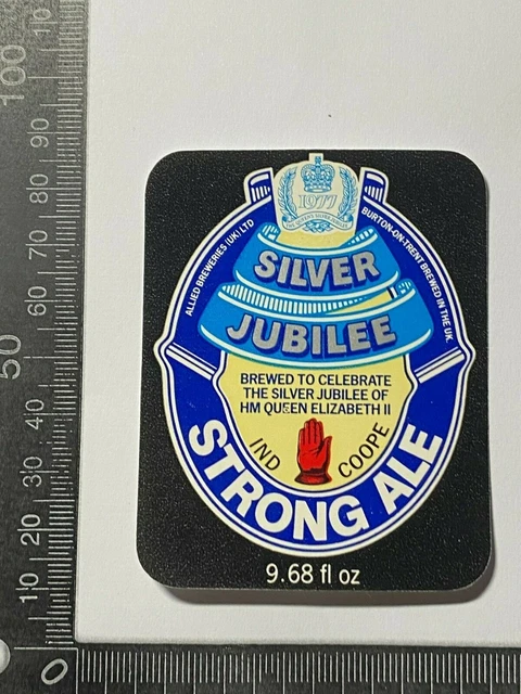 Original Beer Label #238 - Silver Jubilee Ind Coope