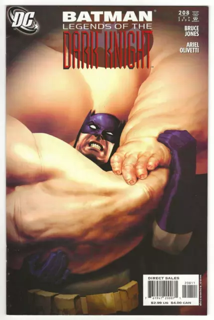 DC Comics BATMAN LEGENDS OF THE DARK KNIGHT #208 first printing