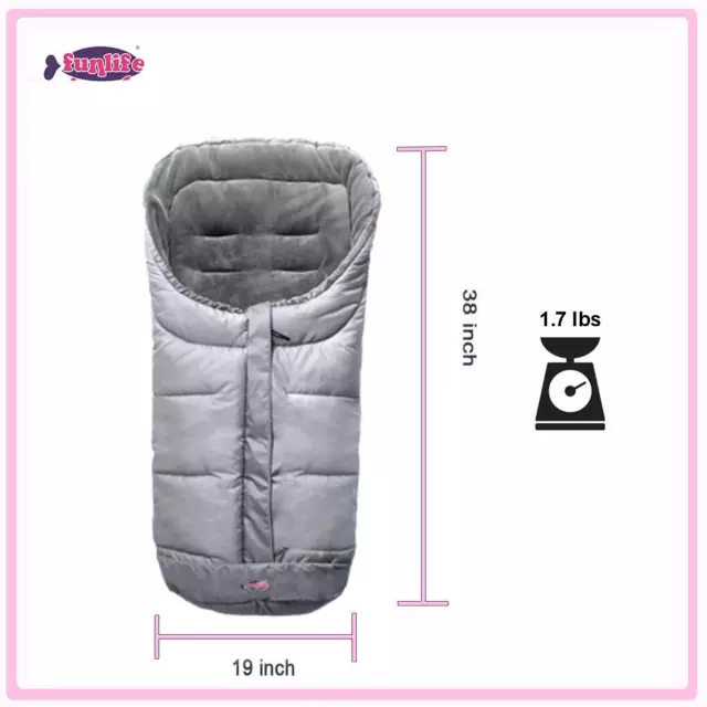 Anti-kick Winter Stroller Blanket,Warm Cuddly Weather Resistant Baby Footmuff... 2