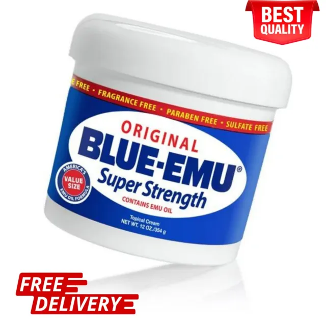 Blue-Emu Original Joint and Muscle Cream, OTC Soothes and Supports, 12 oz Size V
