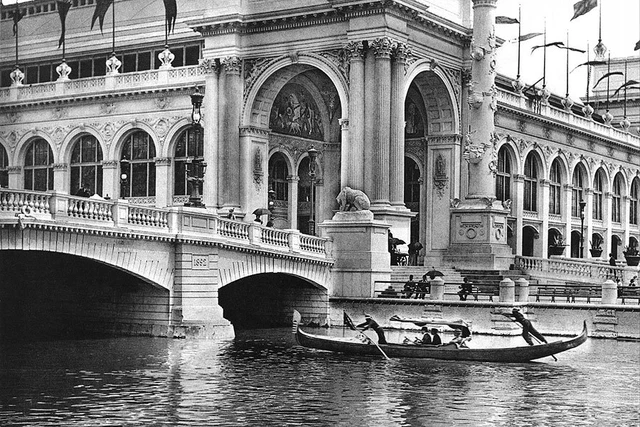 1893 WORLDS FAIR LIBERAL ARTS BUILDING SOUTHWEST 8x12 SILVER HALIDE PHOTO PRINT