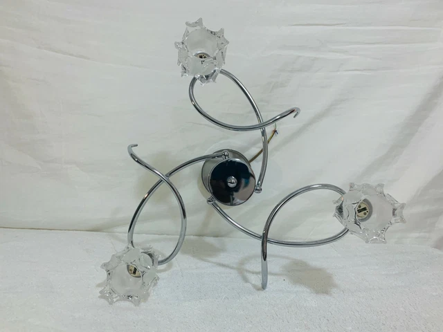 Modern Chandelier Style 3 way Ceiling Light Lamp Shade Pendant Crystal Drop
