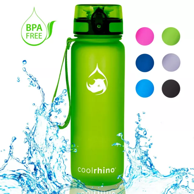 coolrhino Trinkflasche 1L Wasserflasche Sportflasche 1000ml Sport BPA frei