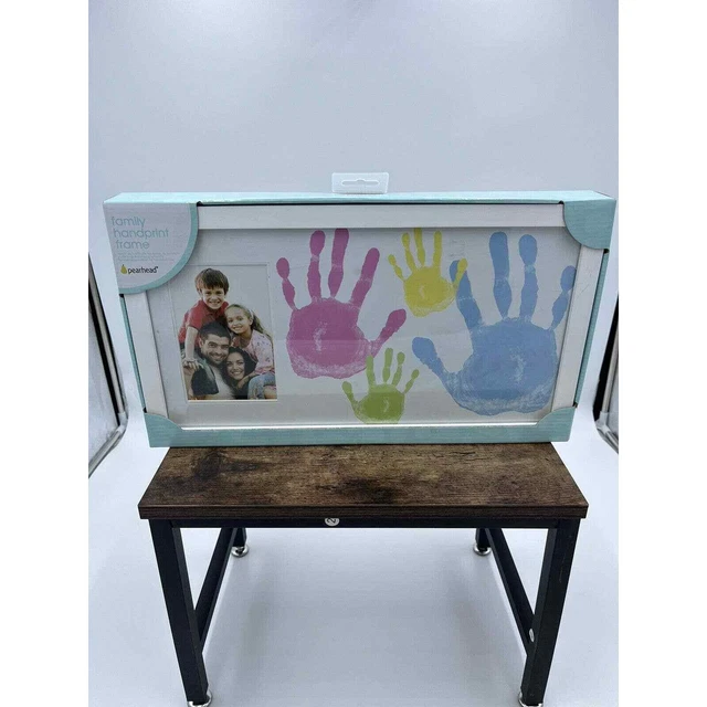 Pearhead Clear Family Handprint Frame Family Print Keepsake Multicolor DIY Art