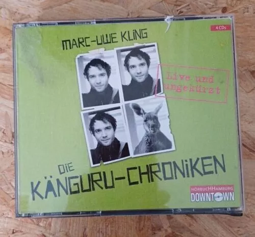 4 CD Box Marc-Uwe Kling Die Känguru- Chroniken Live Und ungekürzt 2012