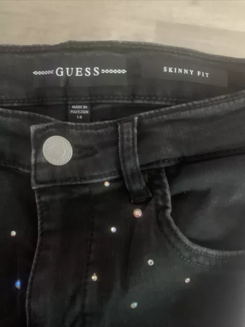 little girls guess jeans Size 14 skinny fit 2