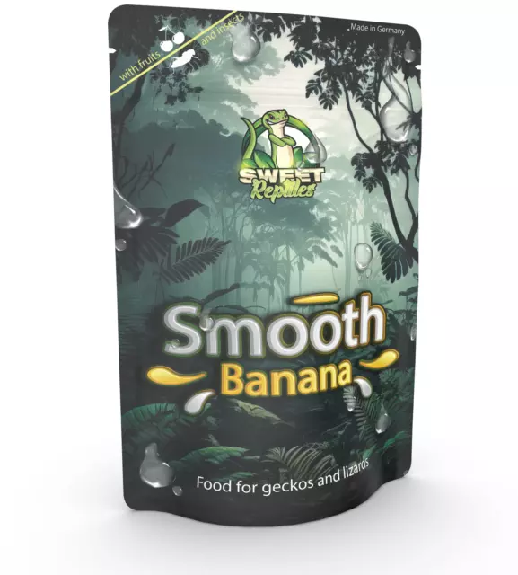 Sweet Reptiles - 200g Geckofood Smooth Banana - Natürliches Kronengecko Futter