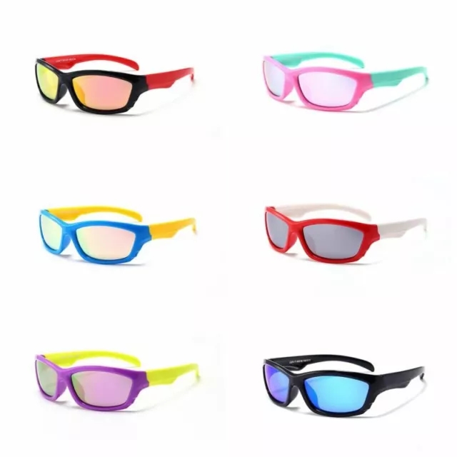 Kinder Getönte polarisierte Sonnenbrille Kleinkind Jungen Mädchen Reiten UV E458