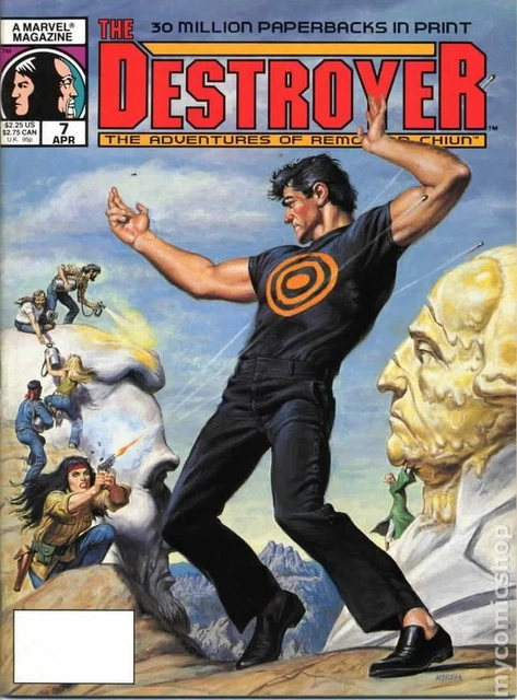 Destroyer The Adventures of Remo and Chiun #7 FN 1990 Stock Image