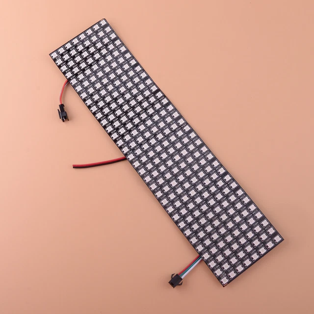 1X LED MATRIX Panel WS2812B RGB Pixels Digital Flexible Dot Matrix Full ...