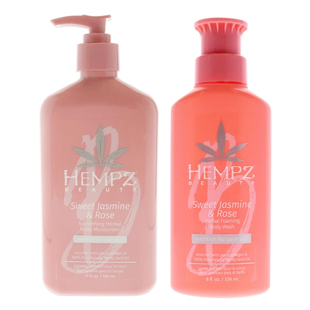 Sweet Jasmine&Rose Herbal Body Moisturizer & Foaming Body Wash 2 Pc Kit Sweet Jasmine&Rose Herbal Body Moisturizer & Foaming Body Wash 2 Pc Kit