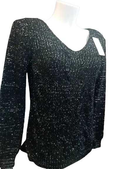 Maglione donna maglioncino scollo V invernale pullover basic sexy maglia tricot