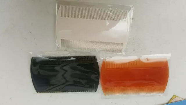 Head Lice/Nit Fine Tooth Hair Comb by Duralon Various Colours