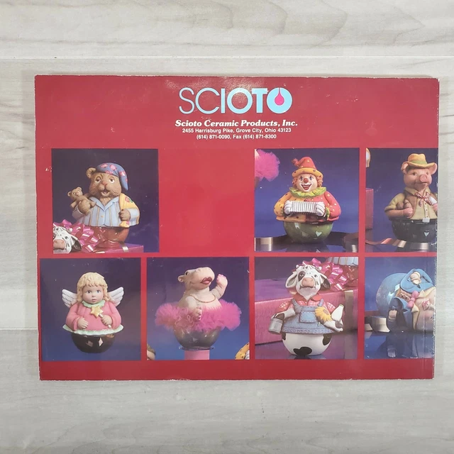 Guía de Decoración VI Moldes Scioto Vintage Molde Cerámico Color Aficionado Edición 19