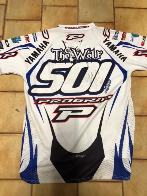 Maglia cross ORIGINALE Alessandro Lupino #501 AUTOGRAFATA - Unica - COLLEZIONE