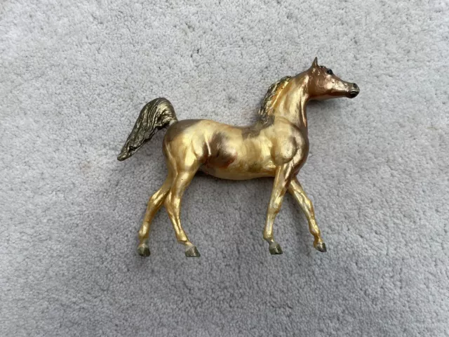 Custom CM Breyer Horse Paddock Pal Little Bits Arabian “Fall Harvest” Decorator