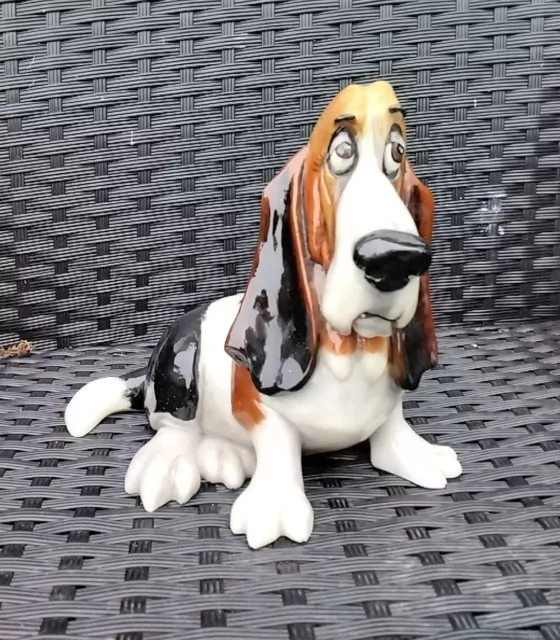 Pets with Personality Dog Figurine Basset Hound Charlie Farley Retired