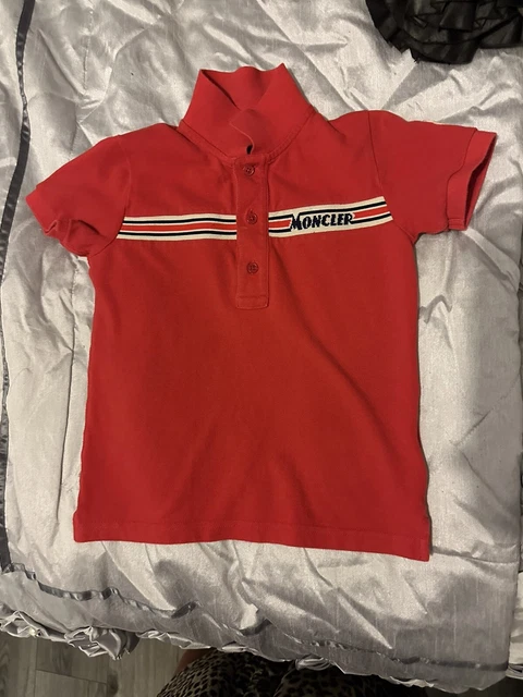moncler polo t shirt age 6
