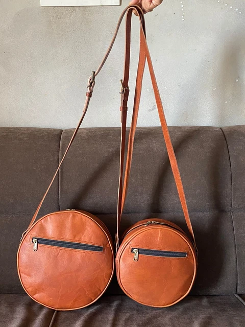 Fait à la Main Cuir Femmes Sac Bandoulière Porte-Monnaie à Bride Messager Sacs