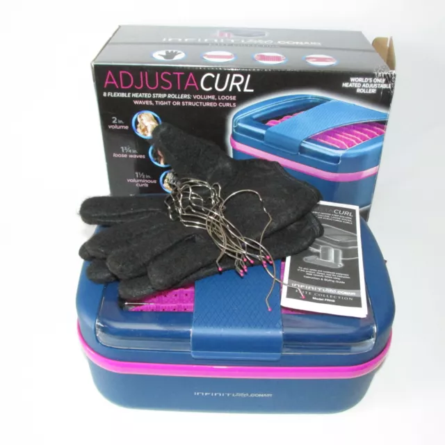 Conair Infiniti Pro Adjusta Curl Hot Rollers Flexible Curlers FRSH With Box