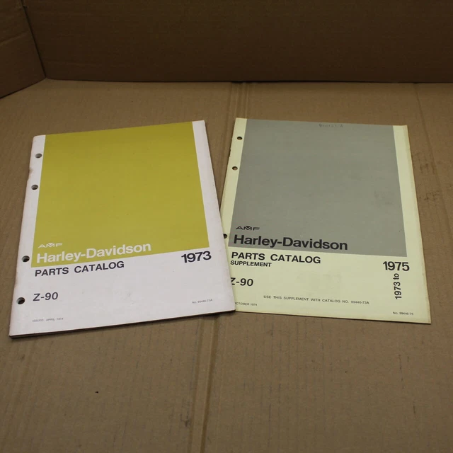 CATALOGUE PIECE DETACHEES Harley Davidson Aermacchi Z90 7375 Part