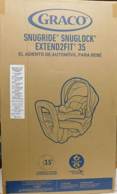 Graco  SnugRide  SnugLock  Extend2Fit 35 Infant Car Seat, Rear Facing-Haven
