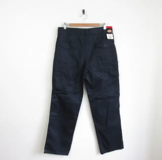 BNWT Dickies Redhawk Super Work Trousers Blue WORKWEAR CHINO | W34" x 32" Damage